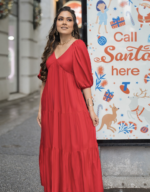 Cross-Over Maxi Dress